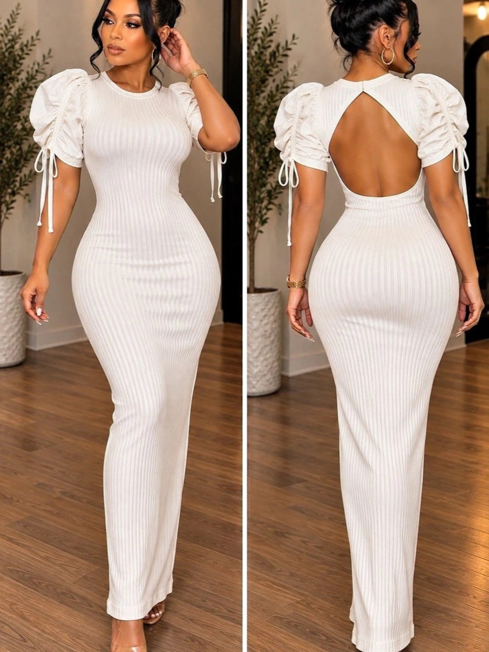 White Maxi Dress Like New